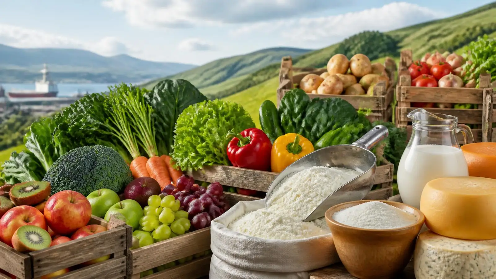 Dairy & fresh produce export supply