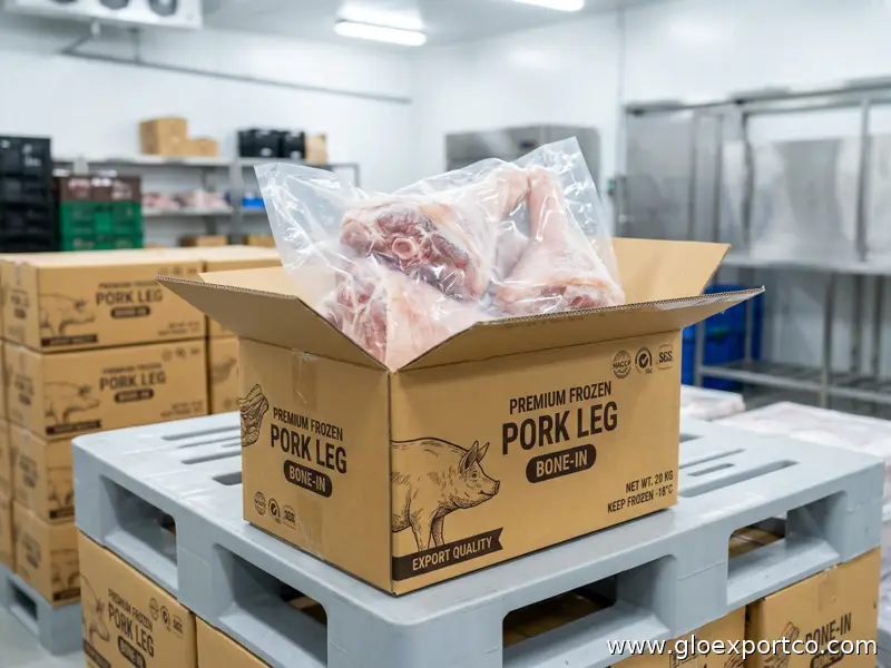 Neat And Clean Hot selling Frozen Pork Leg Bone-in With Custom Packing