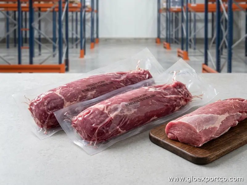 Fresh meat frozen Pork Tenderloin Boneless meat With Vacuum packing In Factory Price