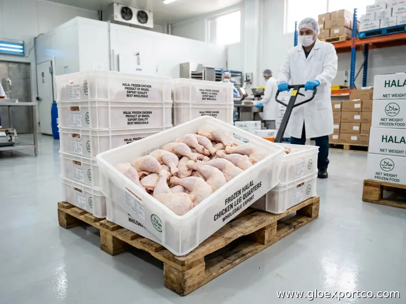 Best Quality Factory Wholesale Price Product 100% Leg Quarter Halal Frozen Chicken for Sale Top Quality Halal Frozen Chicken