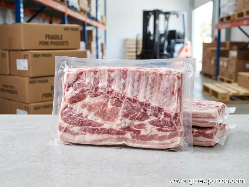 100% Fresh frozen pork belly sheet ribes With Vacuum Packing Available For Sale