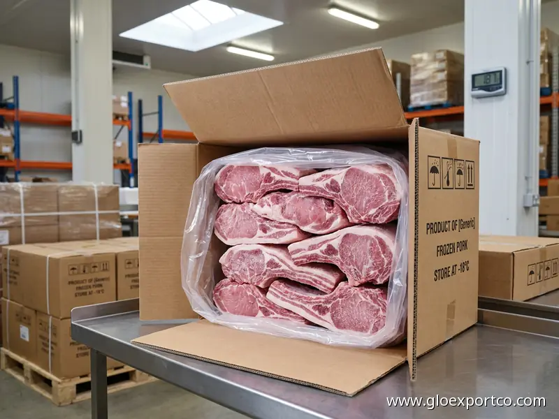 Frozen Pork Loin Bone-In Skinless With All Other Pork Parts Available in Stock