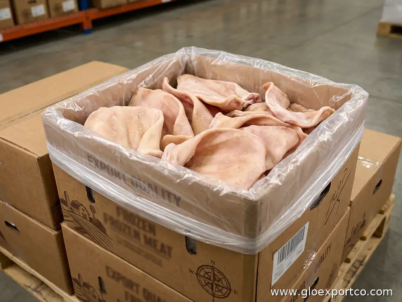 Best Hot Selling pork Frozen Ear Flaps/ pork ear without shells low For Sale By AGRO FARM LLC