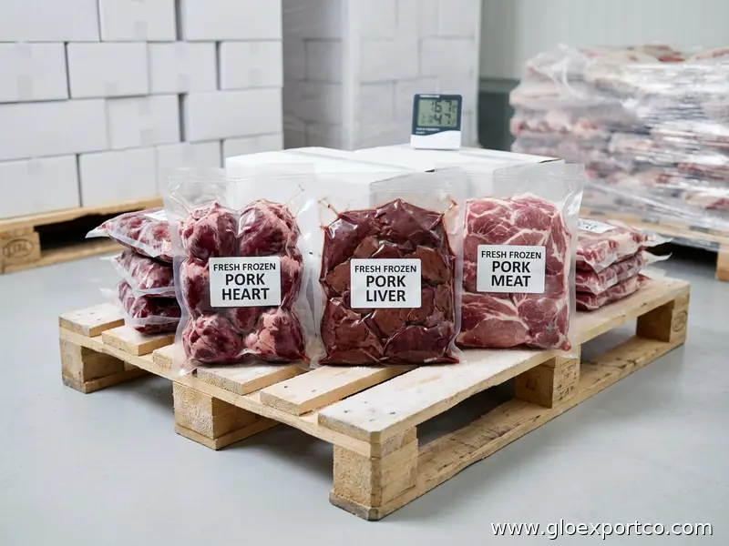 Professional Supply Fresh Frozen Pork Heart/Meat/Liver With Vacuum Packing For Sale
