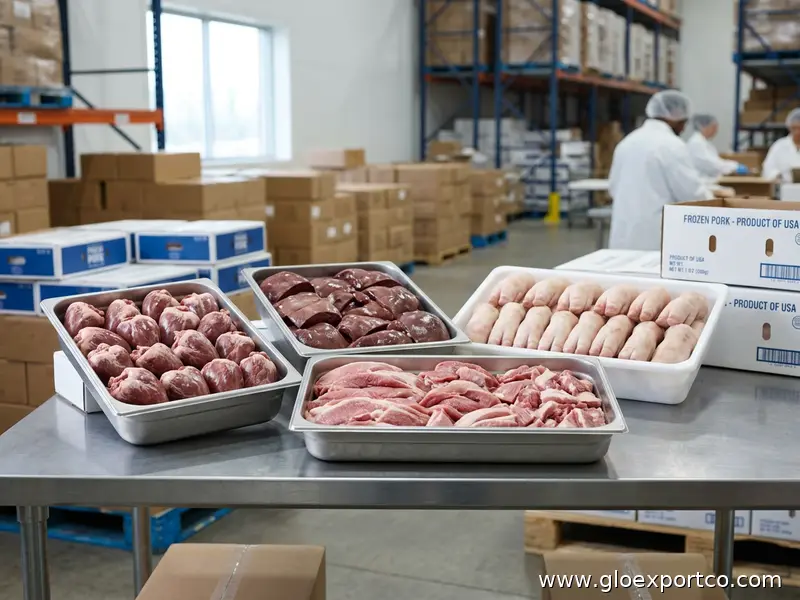 Mostly Selling Frozen Pork Heart/Liver/Feet/Meat And All Other parts For Sale From USA