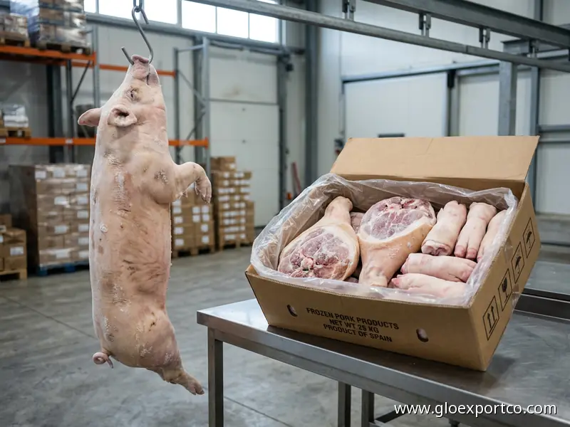 Pork Carcass / Whole Frozen Pork hind/ Pork Feet of Quality Export by AGRO FARM LLC
