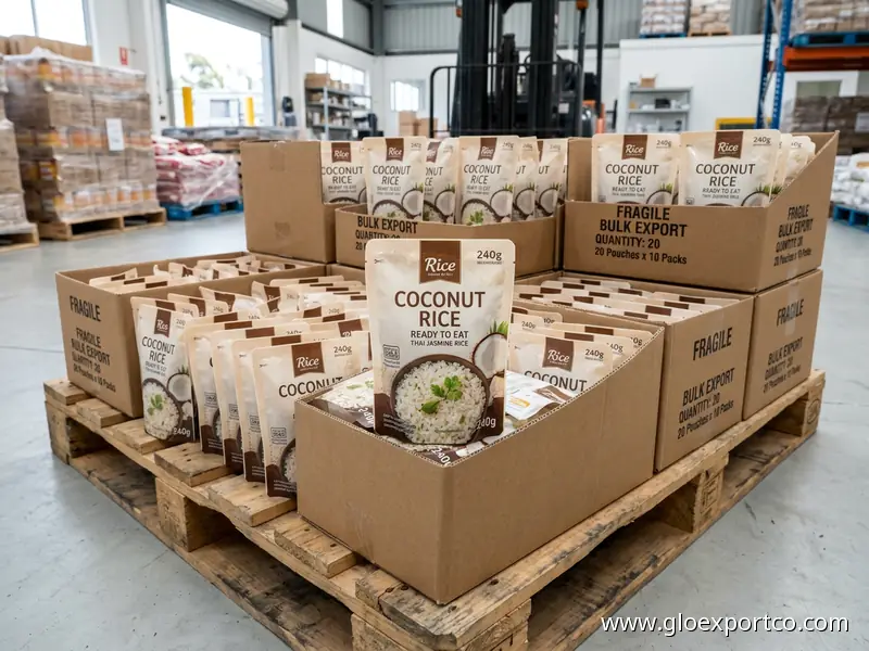 Top Rice Wholesale Ready to eat Coconut Rice pack in pouch 240g Quality Thai Jasmine Rice product of USA