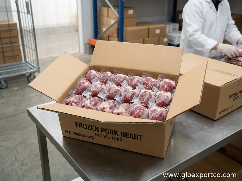 100% Neat And Clean Frozen Pork Heart With Custom Packing Available In Wholesale