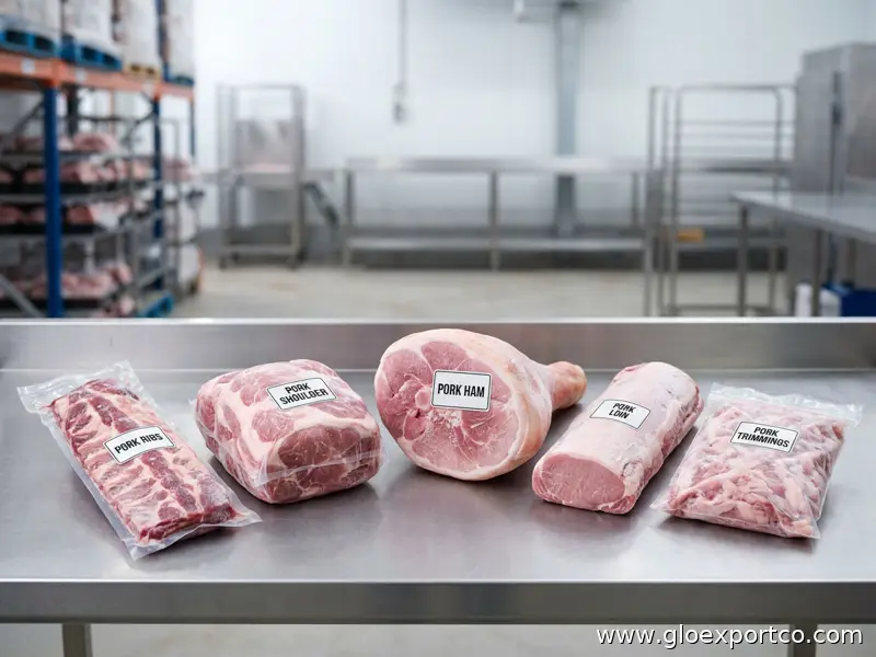 100% Neat And Clean Meat Frozen Pork Ribs/ Shoulder/ Ham/ Loin/ Trimming Parts for export