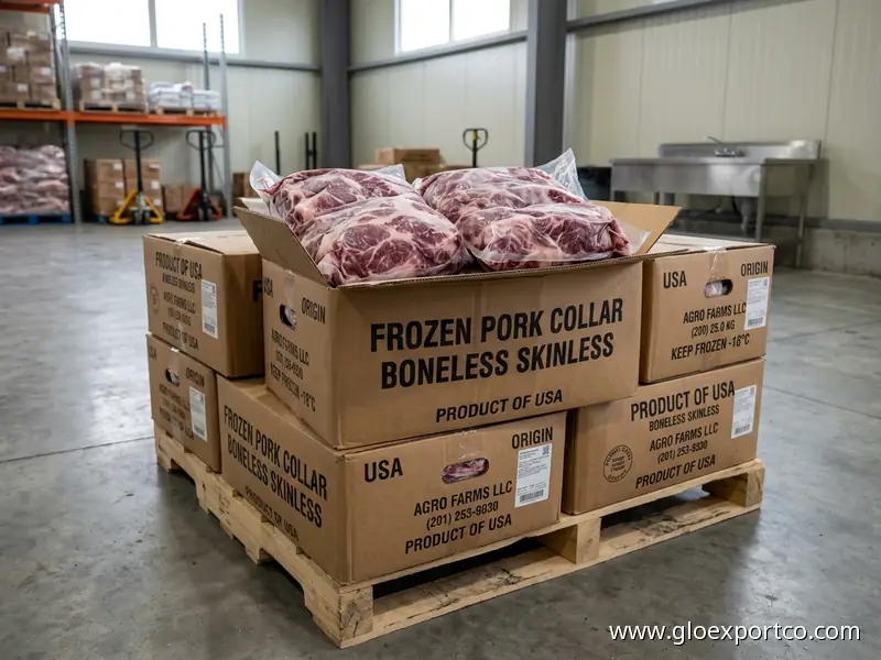 FROZEN PORK COLLAR BONELESS SKINLESS USA ORIGIN, AFFORDABLE SALES