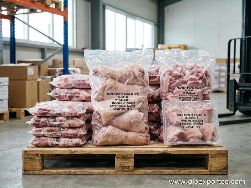 Pork Leg / Frozen Pork Meat / Pork Feet for Sale Packaging Weight Shelf Type In Wholesale