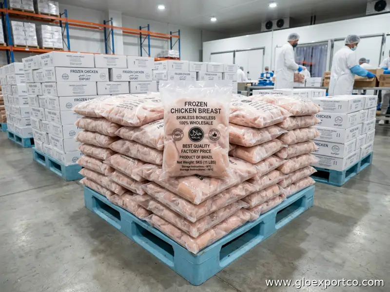 Best Quality Factory Wholesale Price Product 100% Wholesale Halal Frozen Chicken Breast Skinless Boneless Chicken