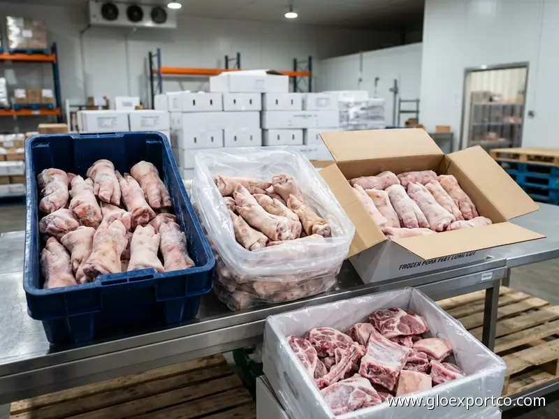 Pork Hind Feet, Frozen Pork Feet Long Cut, Pig Feet Long Cut and Pork Cuts