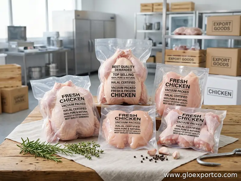 Best Quality Demanded Top Selling 100% Pure & Natural Halal Certified Vacuum Packed Fresh & Frozen Chicken