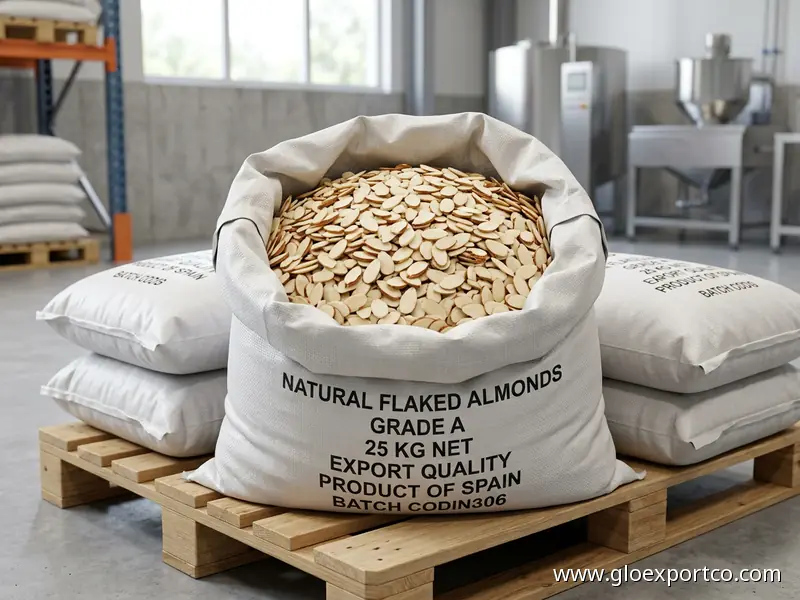Best Quality Food Grade Bulk Selling Fresh Natural Quality Pure Flaked Almonds Sliced at Wholesale Price