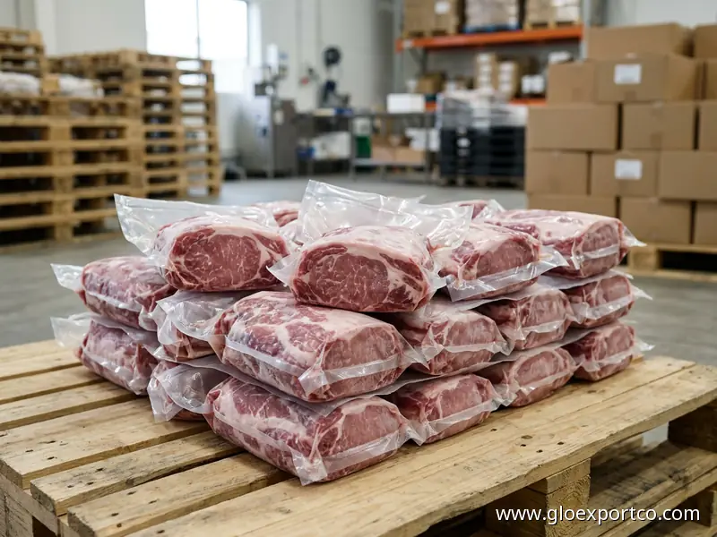 Packaging Vacuum Packing Food Chopper Meat Supplies Cuts Fresh Raw Free Range Frozen Pork Loin