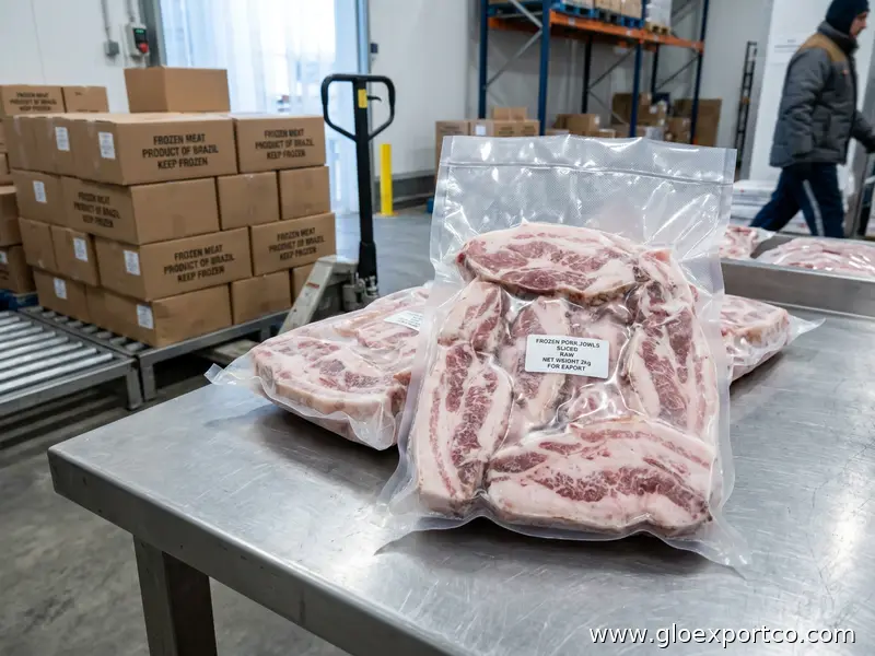 Jowls Cutting Frozen Pork Sliced Meat Flaker Raw Cheap Price Cuts Frozen Pork In Vacuum Packing