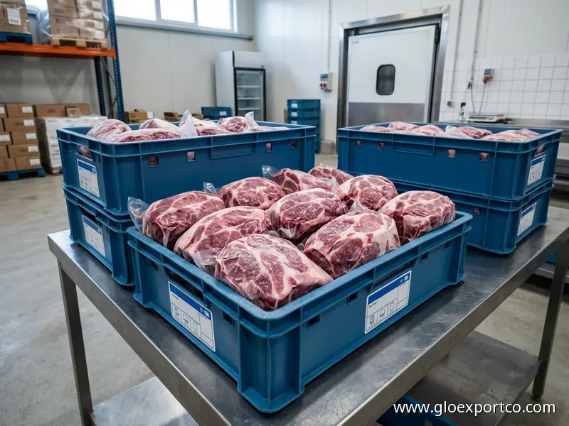 Custom Demanded Meat Pork Frozen Collar Bonesless Fresh Meat Available For Sale