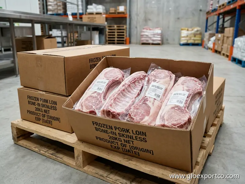 Frozen Pork Loin Bone-In Skinless Good Taste 100% Fresh With Best Price